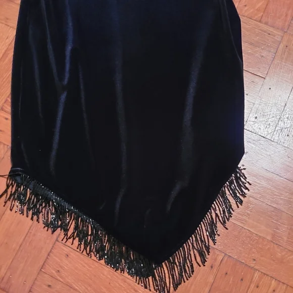 Arden B, Velvet vintage strapless dress - Picture 8 of 8